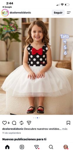 Minnie mouse girl dress