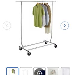 Rolling Clothing Rack