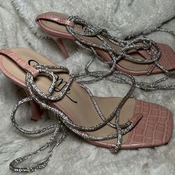 Pink Crost Heels 6-1/2