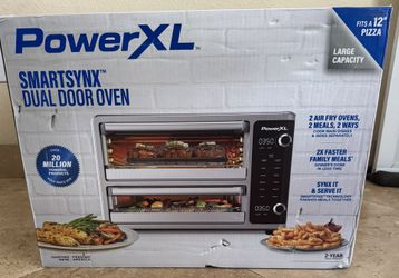 PowerXL SmartSynx Dual Door Toaster Oven/Air Fryer