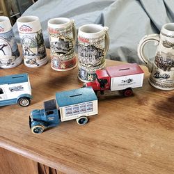 Vintage Beer Steins And Collectibles
