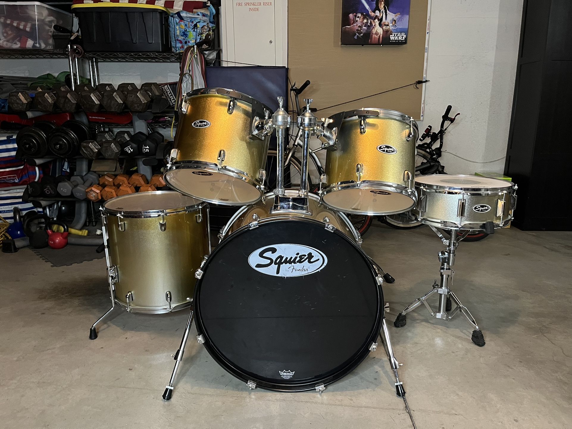 5 Piece Drum Kit