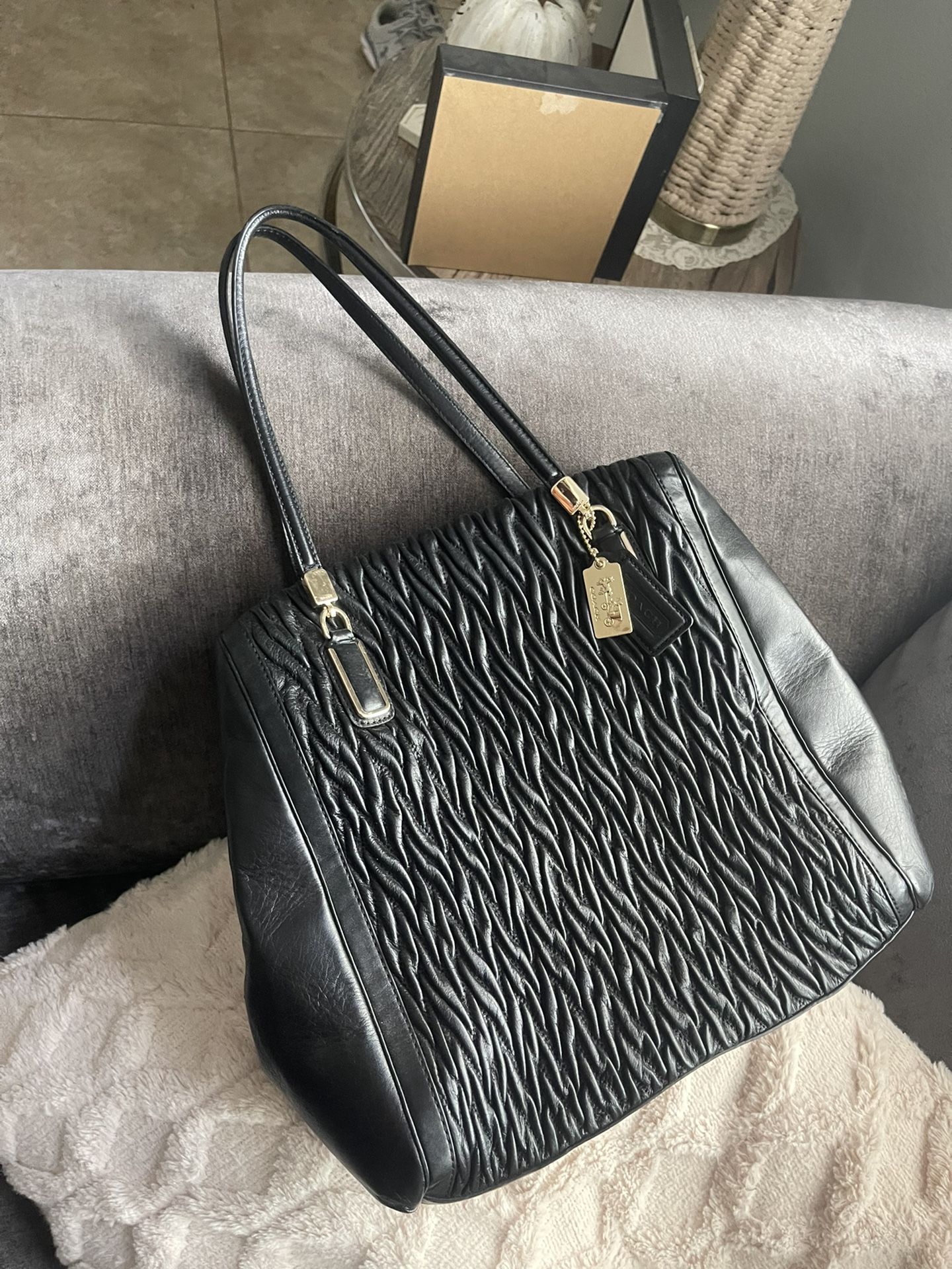 Coach Black Leather Purse