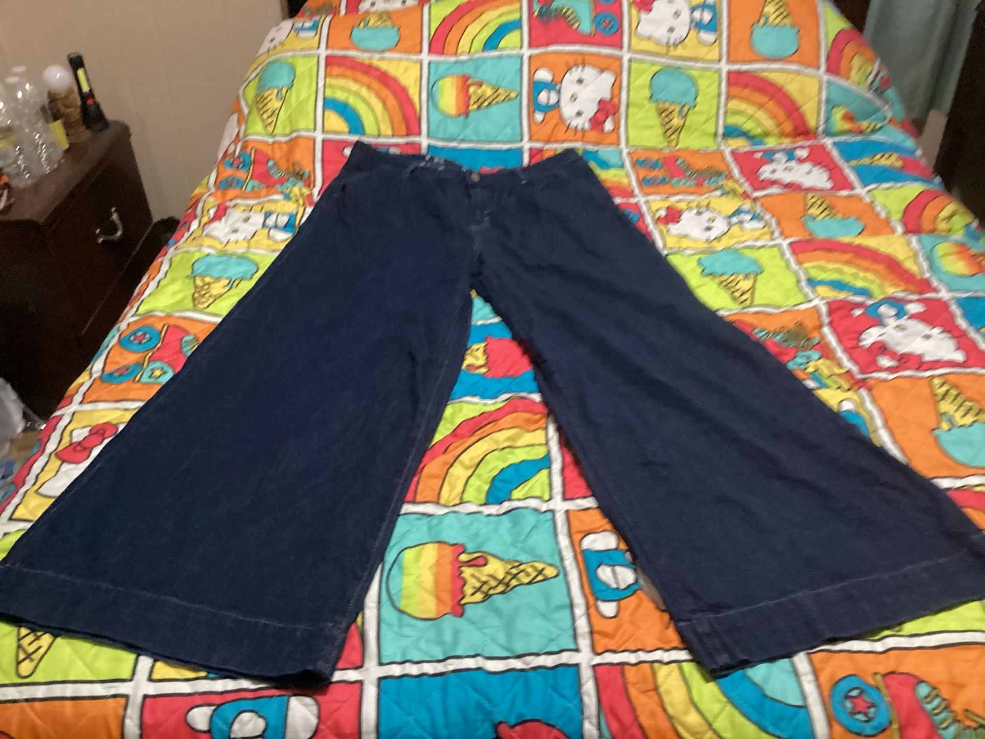 Ana A New Approach High Rise Wide Leg Women Jeans Size 18