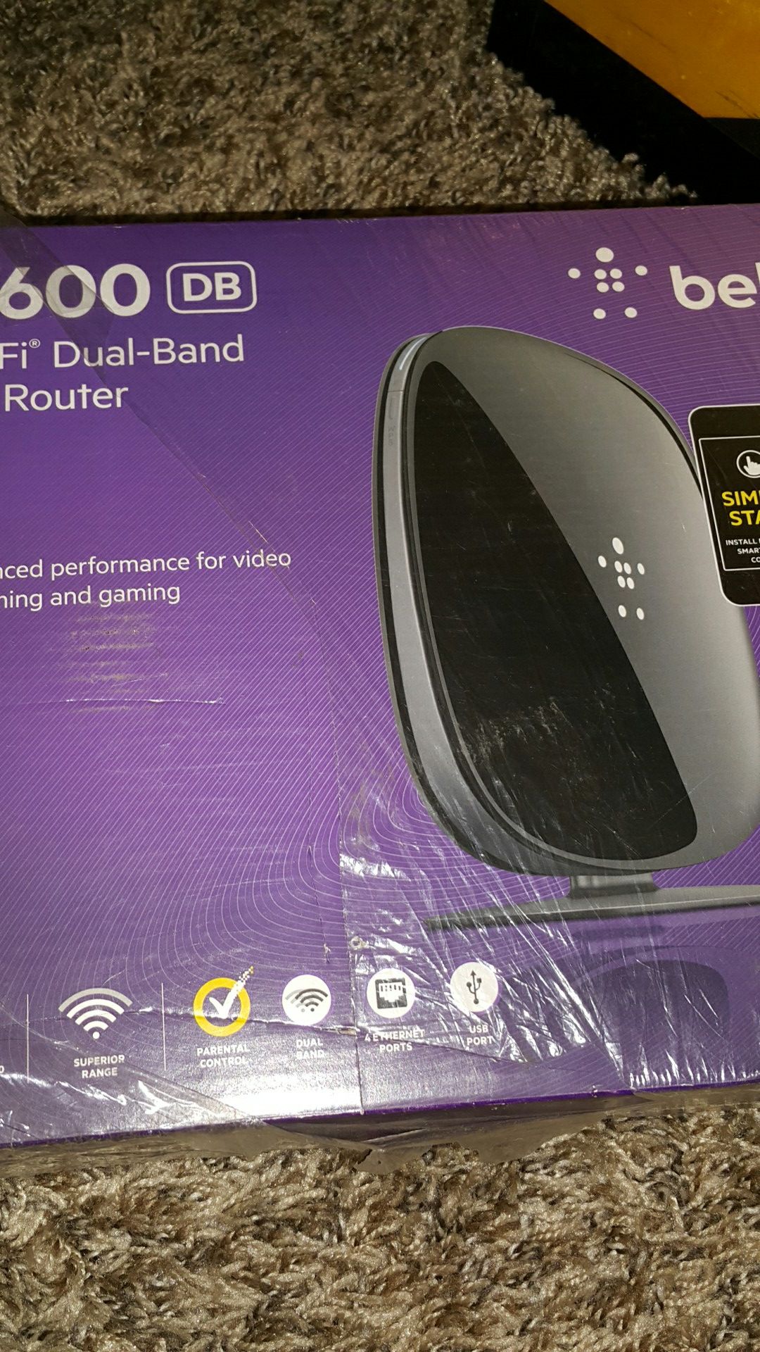 Belkin N600 wi-fi dual band N+ Router
