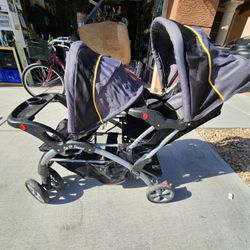 New Baby Trend Sit N Stand Double Stroller. Retails For $215 + Tax  Now At Wall Mart.. $100