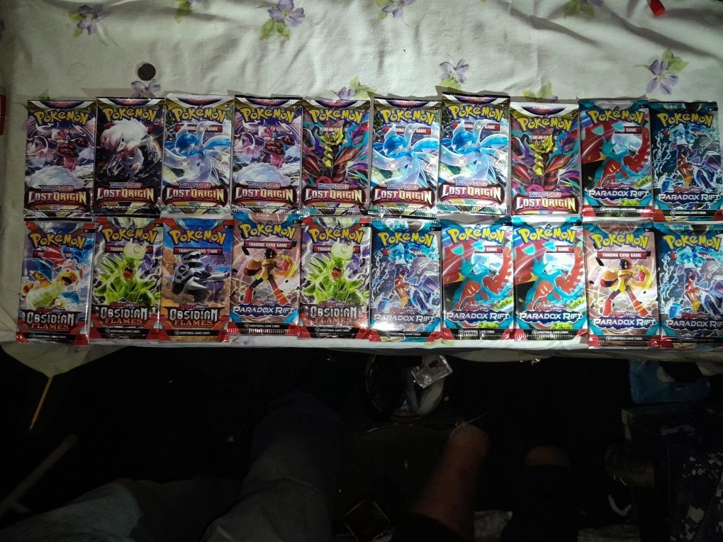 Unopened Packs Of Pokemon Cards