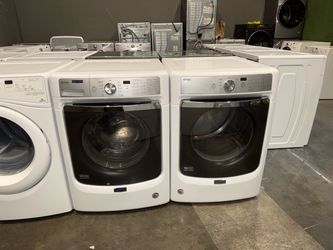 MAYTAG XL CAPACITY WASHER DRYER ELECTRIC SET FREE DELIVERY