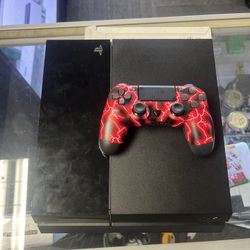 PS4 With A Controller 