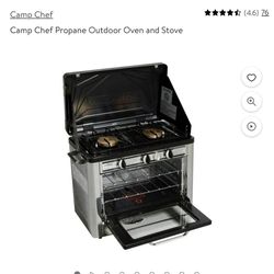 Camp Chef Propane Outdoor Oven And Stove