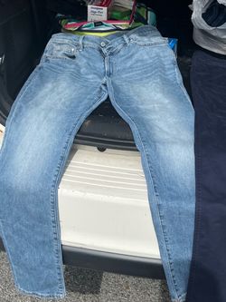Light Wash Slim Fit Denim Jeans