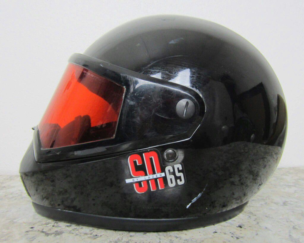 Lazer SN 65 Black DOT/M90 Snowmobile Helmet XL