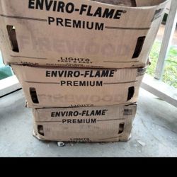 Three Boxes Enviro Log Enviroflame Firewood