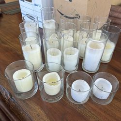 Wedding Candles And Candle Holder 