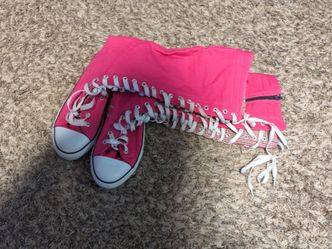 Hot pink Converse