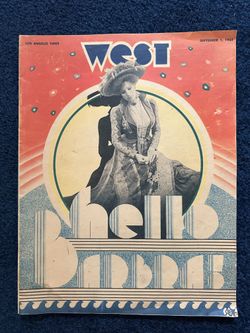 Vintage West Magazine w/ Barbra Streisand Cover — OBO