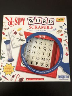 I Spy Word Scramble Board Game