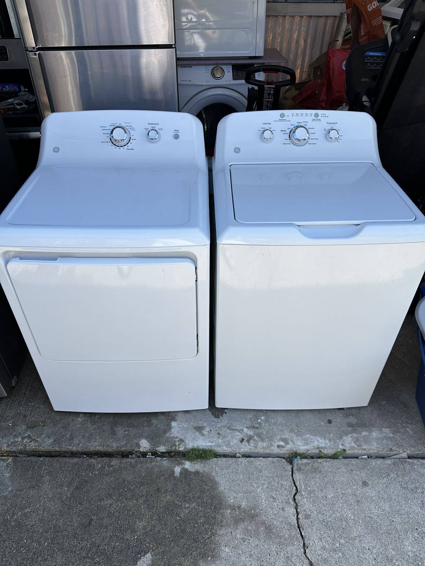 Ge Washer And Dryer Set