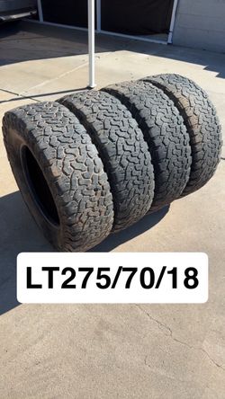(4)275/70/18 BFGoodrich All-Terrain T/A KO2