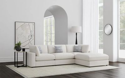 Talia 4-Piece Modular Sectional – Beige or Dark Gray | Brand New | Ships to Your Door