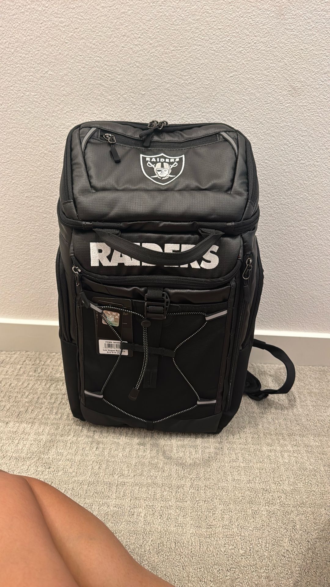 Official Raiders Backpack Cooler