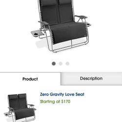 Double Zero Gravity Chair 