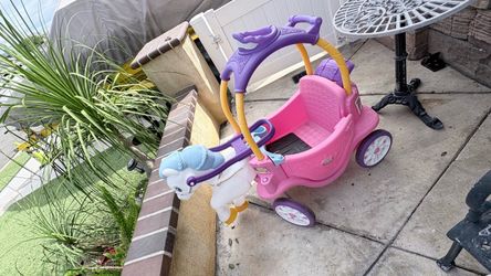 Princess carriage push car