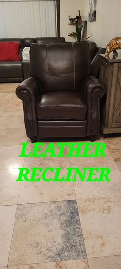 Leather Recliner Leather