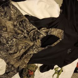 Real Tree Tech Hoodies One Black One Camo