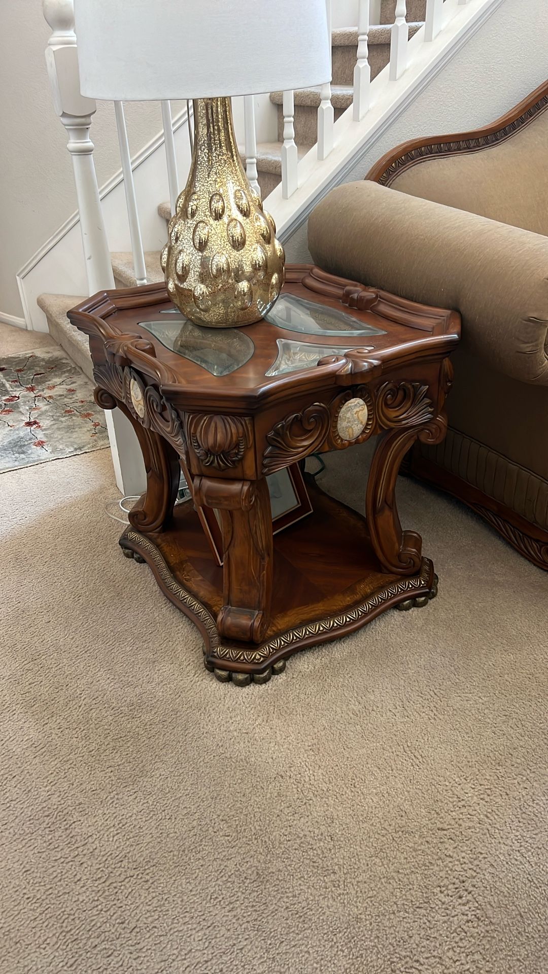 Couch, End Tables And Coffee Table