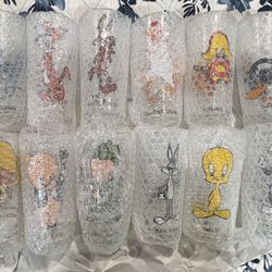 Looney Tunes Glass Cups