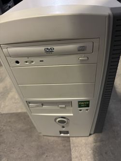 Pacer U.S.A. Retro Desktop Computer – WORKS PERFECTLY – DVD-ROM + Floppy – VGA/USB/Ethernet