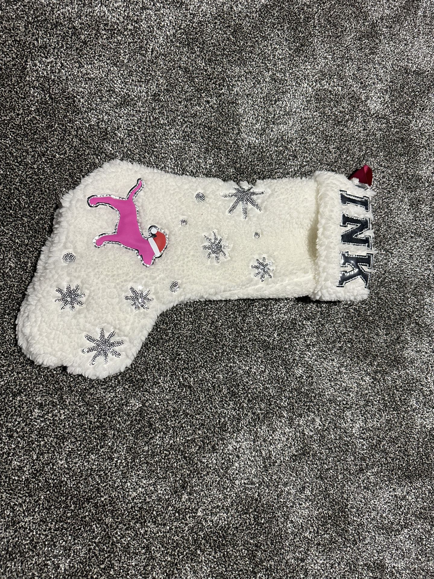 Pink Christmas Stocking