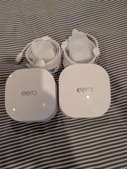 2 eero 6 wifi extender with power adapter