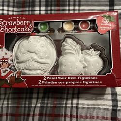 NEW Strawberry Shortcake Paint Your Own Figurine Kit