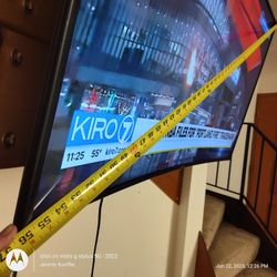 55 In Curved Samsung TV/ Soundbar And Subwoofer