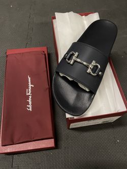 Men Ferragamo Slides