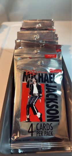 Michael Jackson Bad World Tour Keepsake Card Packs