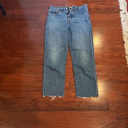 Womens Levi’s Wedgie Straight Jeans - Size 27 - New
