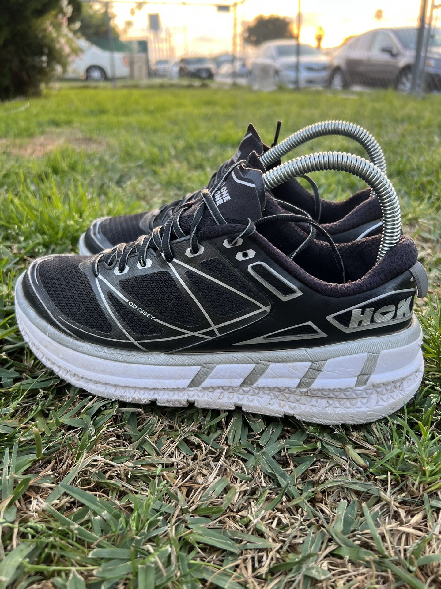 Hoka One One Odyssey Women's Running Shoes Size 6.5 Black Shoes Sneaker F10015D