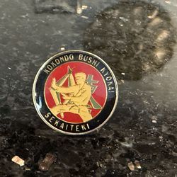 Insignia Pin Kokondo Bushi Kyokai Japanese Martial Arts Assn. by Mstr Paul Arel