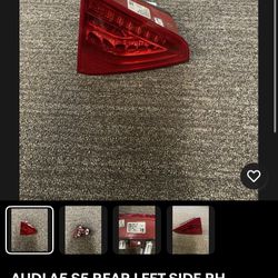 Audi A5 S5 Left Side Rh Inner Tail Light