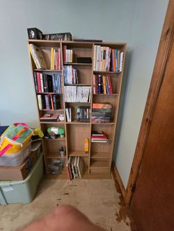 Book/media shelf
