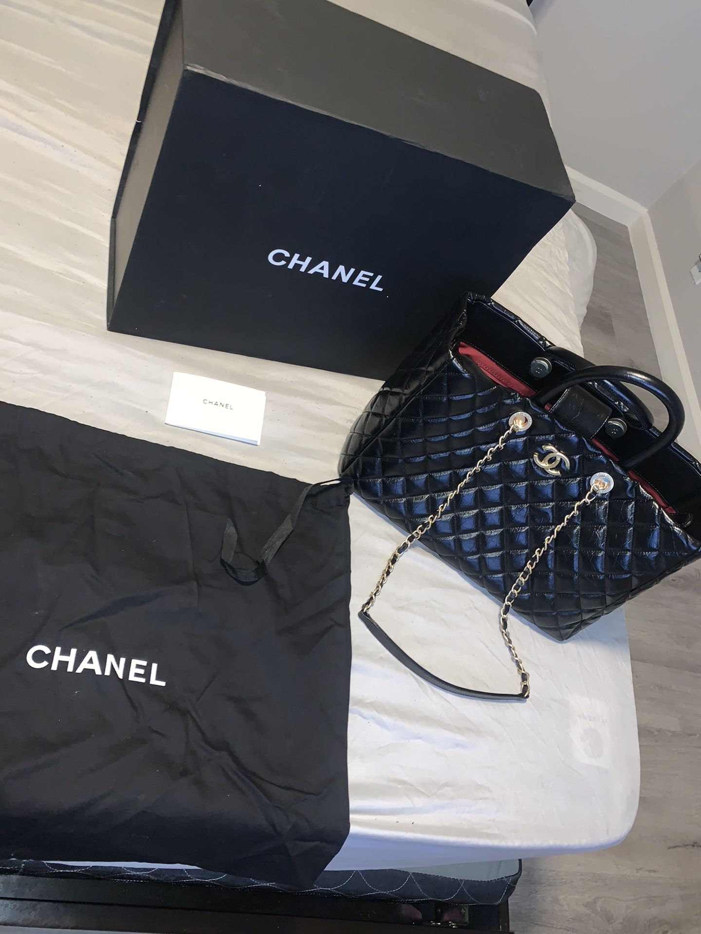 CHANEL Caviar Quilted Sweet Classic Shopping Tote Black (Price To High, Name Your Price)