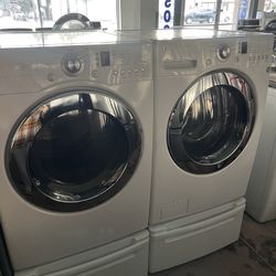 Lg Washer And Lg Electric Dryer Used 