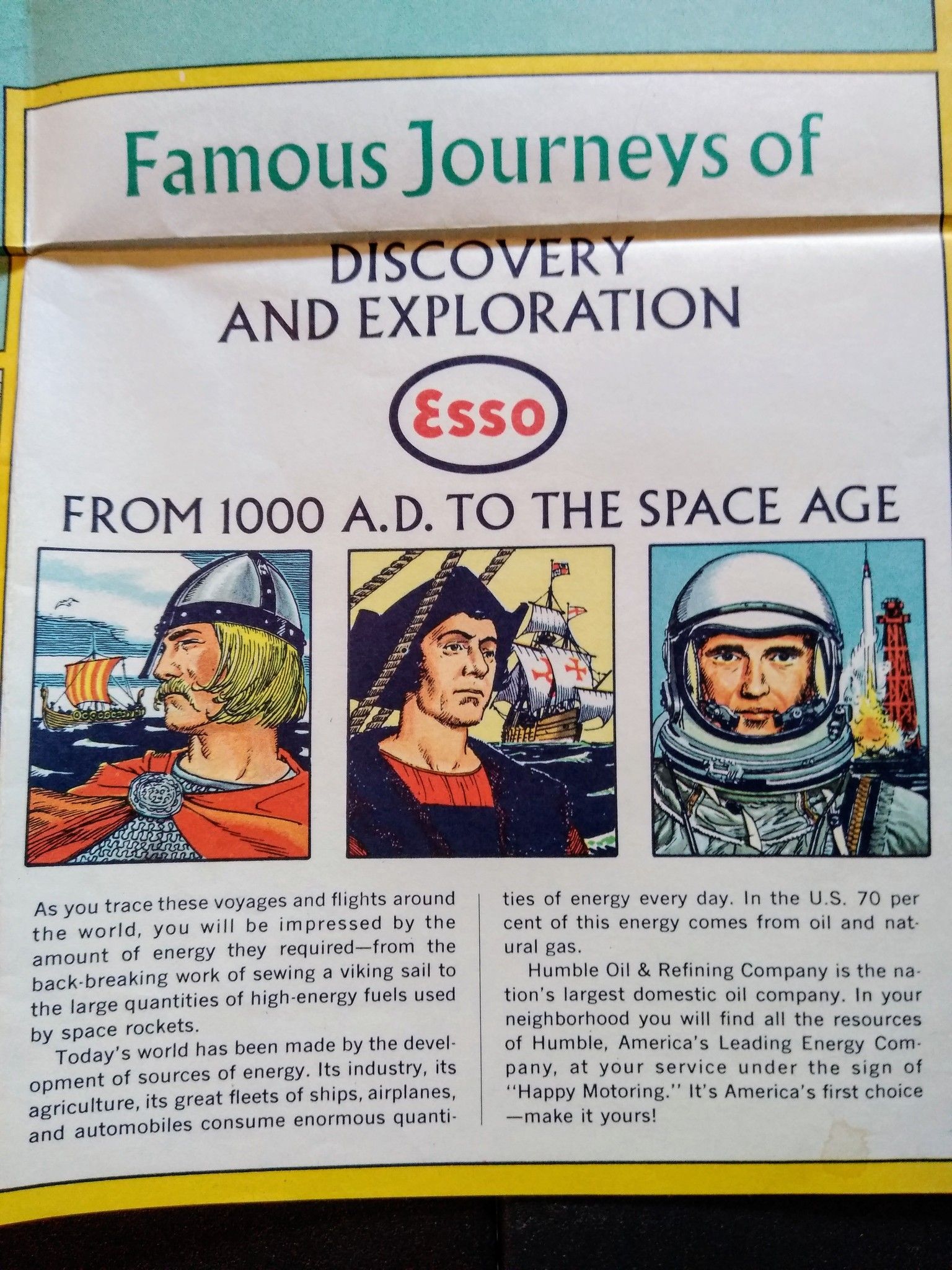 1963 Special Edition Age of Discovery Map