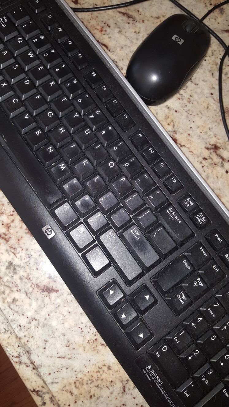 H.P. Keyboard with mouse