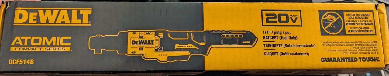 DeWalt 20v ratchet