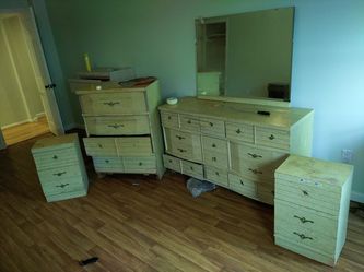Vintage Mid Century Modern Harmon Mfg Co Bedroom Set