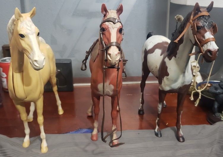 Vintage Louis Marx horses lot